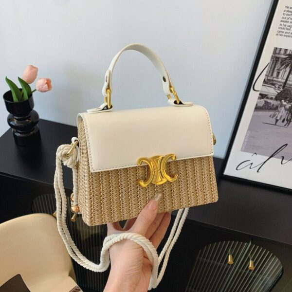 Mini Woven Handbag - Image 2